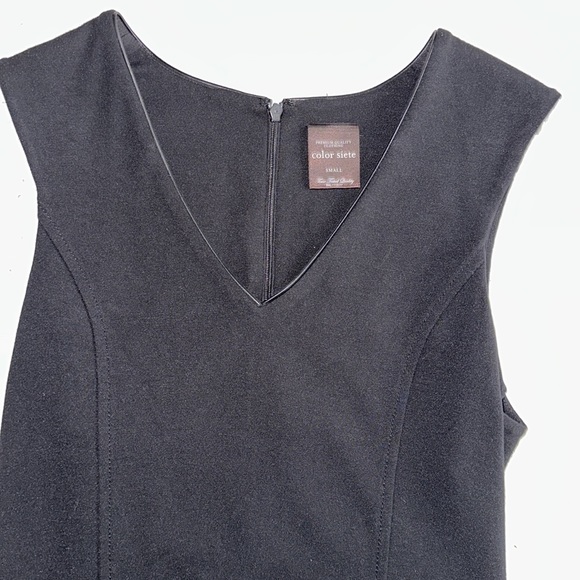 Never worn Color Siete black sleeveless dress - size small - Picture 3 of 4